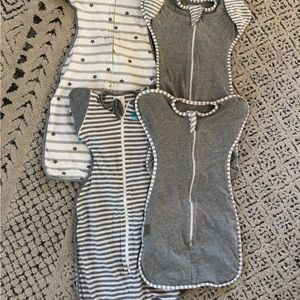 Love to dream and bbluv sleep sacks. NB to large set